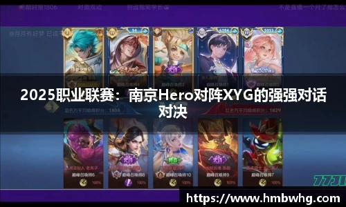2025职业联赛：南京Hero对阵XYG的强强对话对决